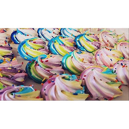Unicorn Farts - Vanilla 3 Oz Italian Meringue Cookies