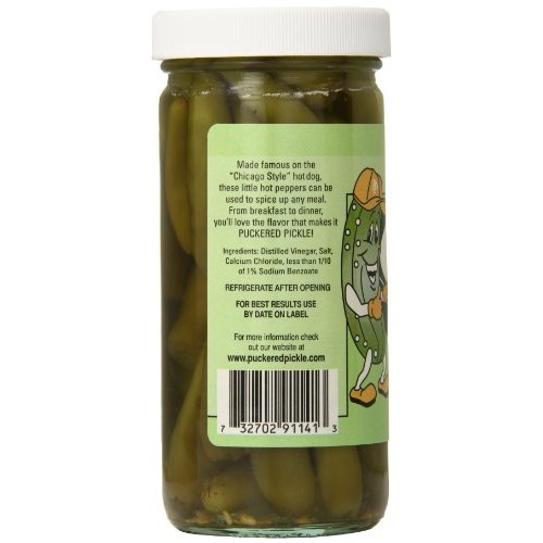 Puckered Pickle Peppers Sport, 8.0 Ounce