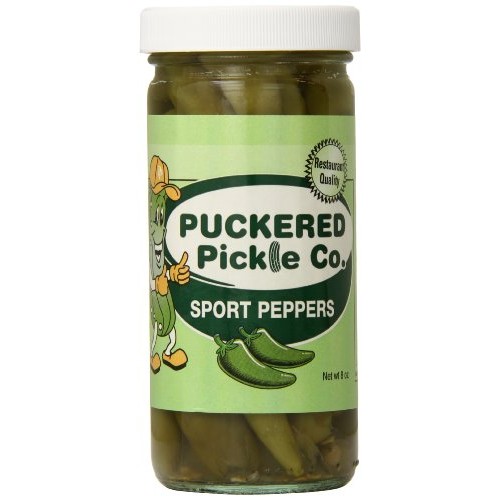 Puckered Pickle Peppers Sport, 8.0 Ounce