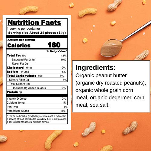 Puffworks Original Organic Peanut Butter Puffs, Original | Organ