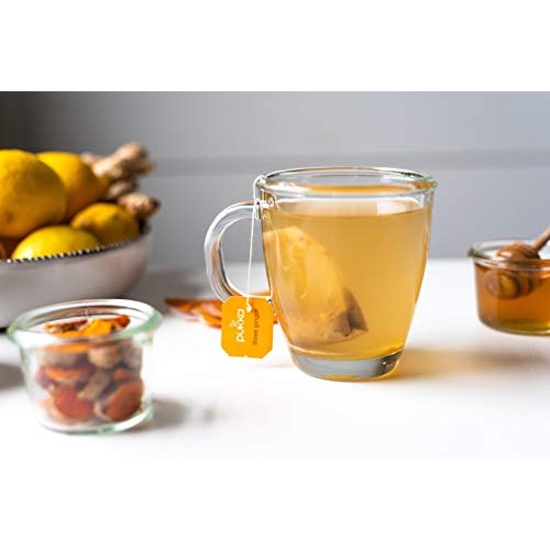 Pukka Three Ginger, Organic Herbal Tea With Galangal &Amp; Turmeric Pukka Three Ginger, Organic Herbal Tea With Galangal &Amp; Turmeric