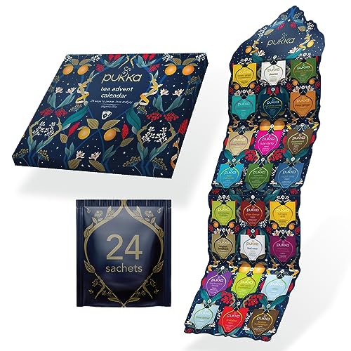 Pukka Herbal Tea | Organic Tea Advent Calendar 2023 | 24 Tea Bags
