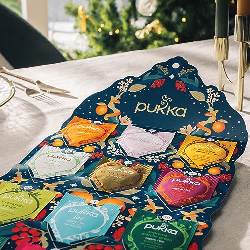 Pukka Herbal Tea | Organic Tea Advent Calendar 2023 | 24 Tea Bags