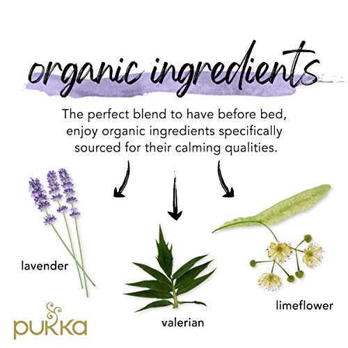 Pukka Herbs Night Time, Organic Herbal Tea With Valerian 3 Pack