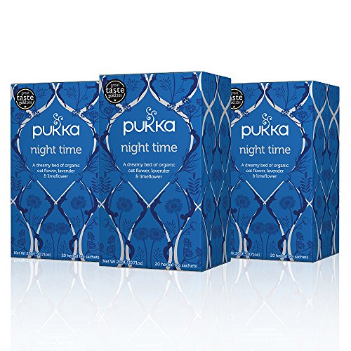 Pukka Herbs Night Time, Organic Herbal Tea With Valerian 3 Pack