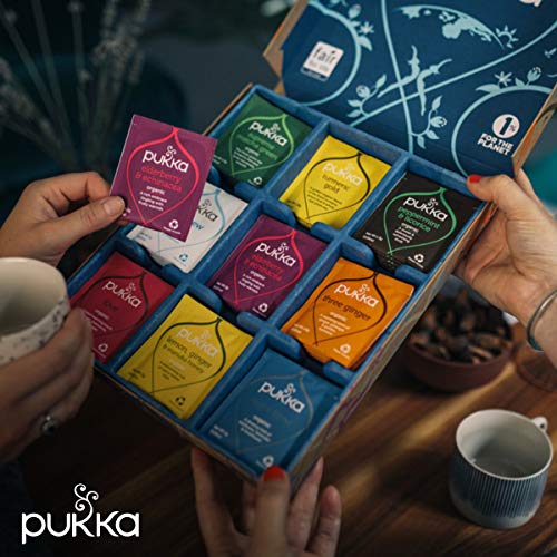 Pukka Herbs Tea Selection Luxury Gift Box, Collection Of Organic Pukka Herbs Tea Selection Luxury Gift Box, Collection Of Organic