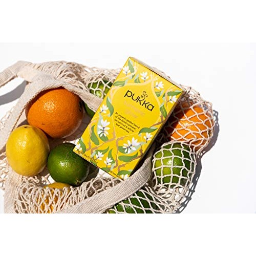 Pukka Herbs Turmeric Glow, Organic Herbal Tea With Lemon &Amp; Whole