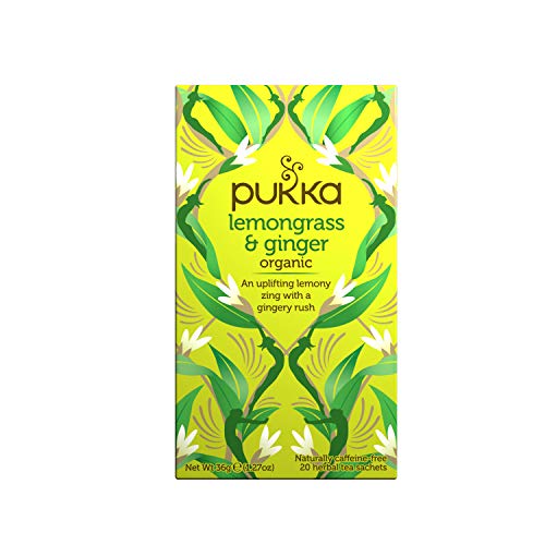 Pukka Lemongrass &Amp; Ginger, Organic Herbal Tea 3 Pack, 60 Tea Bags