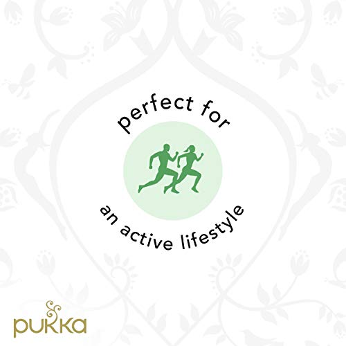 Pukka Organic Tea Bags, Turmeric Active Herbal Tea with Ginger a...
