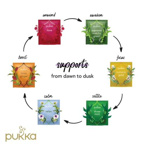Pukka Tea Organic Gift Set, Herbal Tea Sampler For Everyday Well