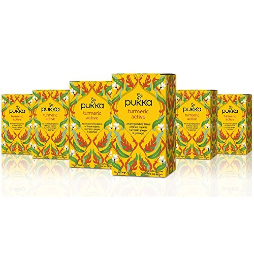 Pukka Turmeric Active, Organic Herbal Tea With Ginger &Amp; Galangal