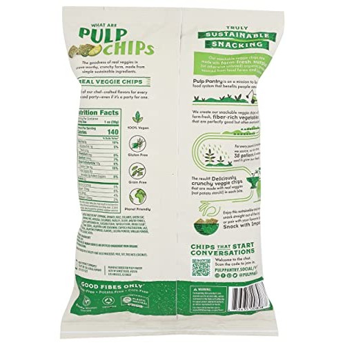 Pulp Pantry Jalapeno Lime Pressed Vegetable Chips, 5 OZ