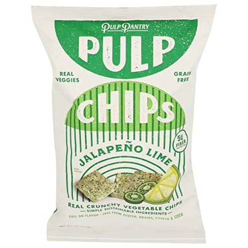 Pulp Pantry Jalapeno Lime Pressed Vegetable Chips, 5 OZ