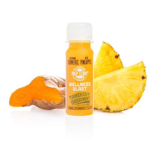 Cold Pressed Juice Shots - Pineapple & Turmeric Juice - Organic ...