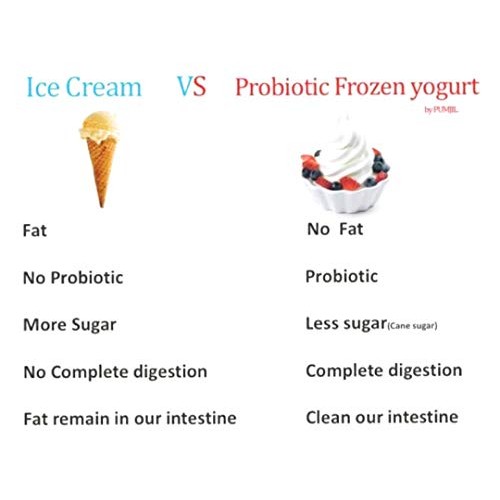 Pumjil Ice Cream Mix, Probiotic Soft Serve Ice Cream Mix, Ideal