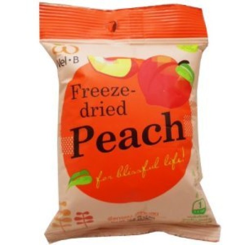 Wel-B Freeze-Dried Peach, Freeze-Dried Fruit Snack Unsweetened A