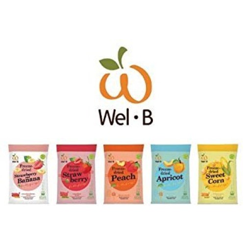 Wel-B Freeze-Dried Strawberry, Freeze-Dried Fruit Snack Unsweete