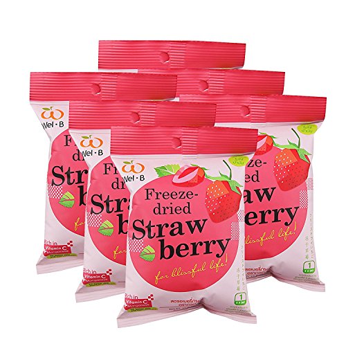 Wel-B Freeze-Dried Strawberry, Freeze-Dried Fruit Snack Unsweete