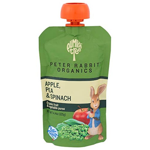 Peter Rabbit Organics Baby Pea Spinach Apple, 4.40 Oz