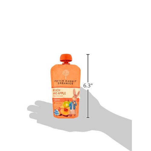 Peter Rabbit Organics Apple And Peach, Fruit Snack Squeeze Pouch