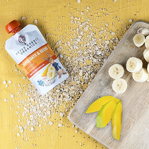 Peter Rabbit Organics Super Oats &Amp; Seeds, Banana &Amp; Mango Puree S