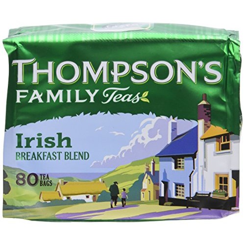 Thompsons Punjana Irish Breakfast 80 Teabags 8.82 Oz Pack Of 2