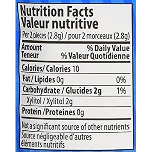 Pur Gum Peppermint, 2.72 Ounce , 3 Bags