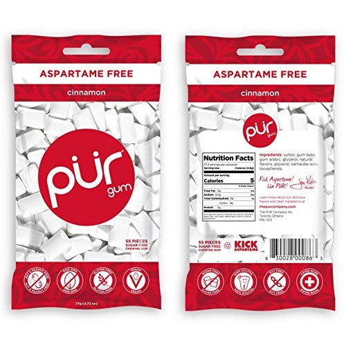 Pur Gum Variety Pack - Cool Mint, Chocolate Mint, Cinnamon And B
