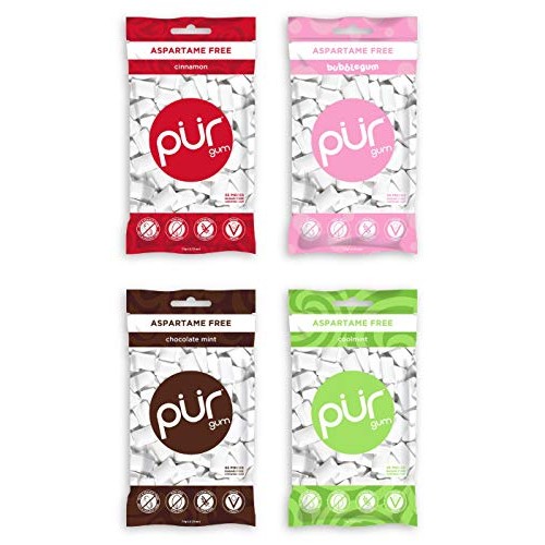 Pur Gum Variety Pack - Cool Mint, Chocolate Mint, Cinnamon And B