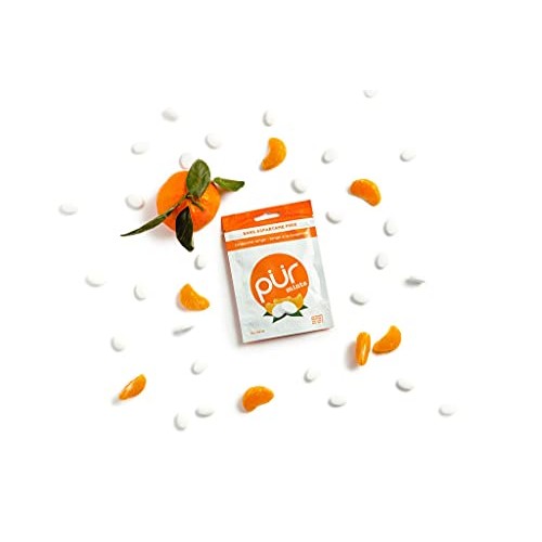 Pur 100% Xylitol Breath Mints, Tangerine Tango, 50 Count Pack O