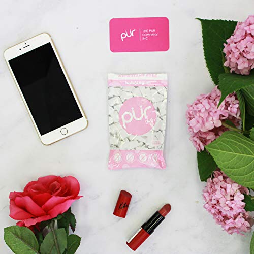 Pur 100% Xylitol Chewing Gum, Bubblegum, Sugar-Free + Aspartame