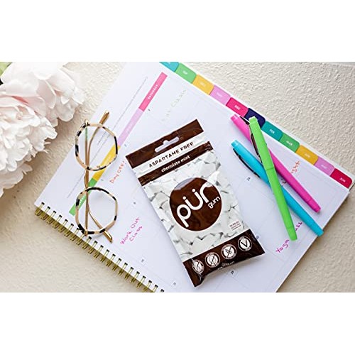 Pur 100% Xylitol Chewing Gum, Sugarless Coolmint, Sugar Free &Amp; A