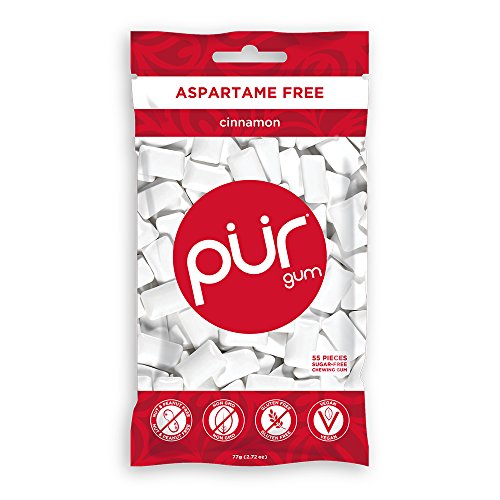 Pur 100% Xylitol Chewing Gum, Variety Pack, Peppermint Spearmint