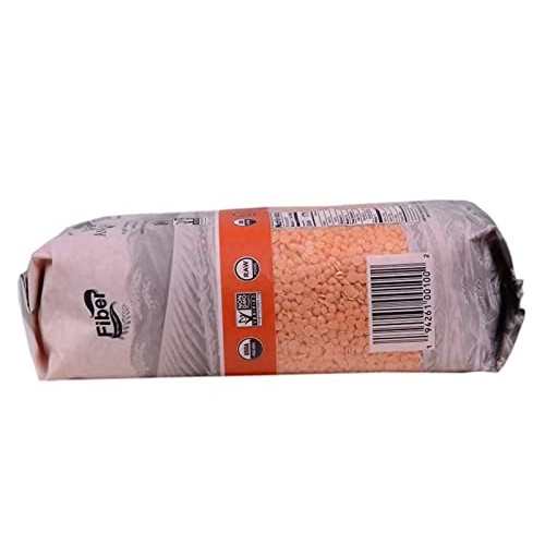 Organic Raw Red Split Lentil | 2.2 Lbs 35.2 Oz | Pack Of 2 All