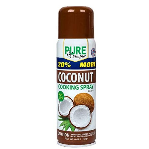 Pure &Amp; Simple Naturally Lite Coconut Cooking Spray 5 Oz. 142G