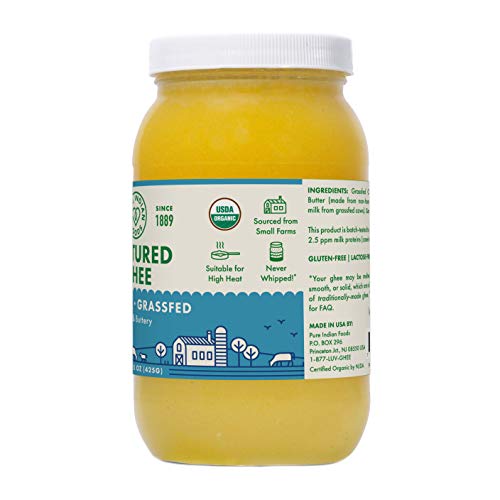 Grassfed Organic Cultured Ghee 15 Oz