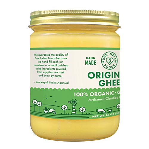 Grassfed Organic Original Ghee - By Pure Indian Foods, 14 Oz, Pa