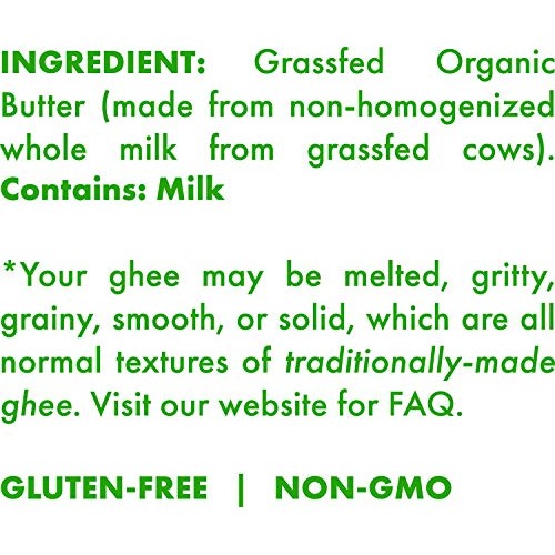 Grassfed Organic Original Ghee - By Pure Indian Foods, 14 Oz, Pa