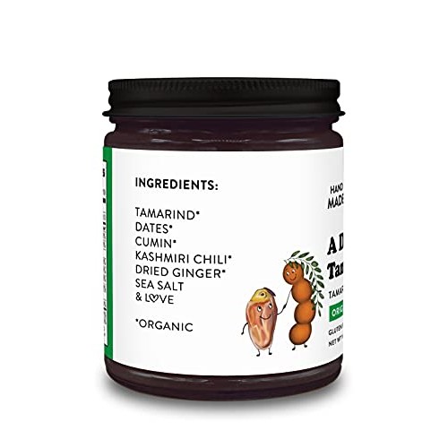 Organic Tamarind Date Chutney Condiment Indian Preserve - A Da...