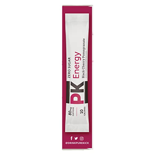 PURE KICK Energy Singles To Go Drink Mix, Black Cherry Pomegrana...