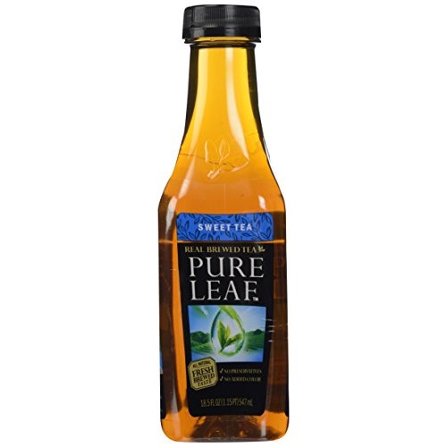 Pure Leaf Iced Tea, Sweet Tea, Black Tea, 18.5 Oz Pack Of 6