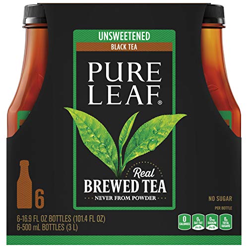 Pure Leaf Unsweetened Tea, 16.9 Oz, 6 Pk