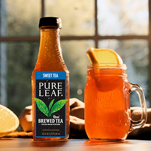Pure Leaf Iced Tea, Sweet Tea, 18.5Oz Bottles 12 Pack