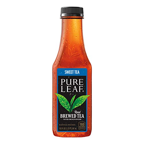 Pure Leaf Iced Tea, Sweet Tea, 18.5Oz Bottles 12 Pack