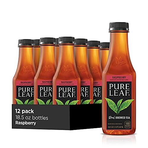 Pure Leaf Iced Tea, Raspberry, 18.5Oz Bottles 12 Pack