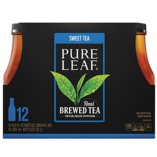 Pure Leaf Iced Tea, Sweet Tea, Real Brewed Black Tea, 16.9 Ounce