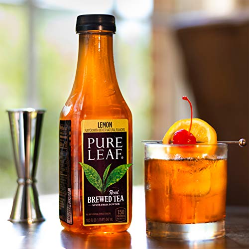 Pure Leaf, Iced Tea, Lemon, Sweetened, Real Brewed Black Tea, 18