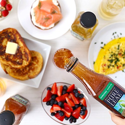 Pure Leaf Iced Tea, Unsweetened Black Tea, 18.5Oz Bottles 12 Pack