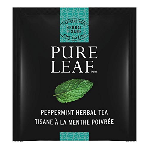 Pure Leaf Peppermint Enveloped Hot Tea Bags Herbal Caffeine Free