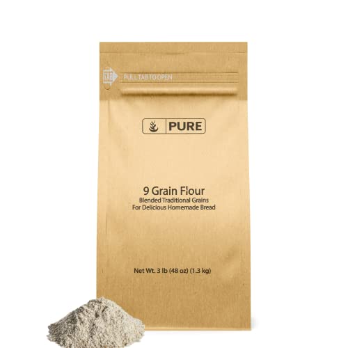 9 Grain Flour 3 lb, Bread, Dough, Storable, Transportable, No ...